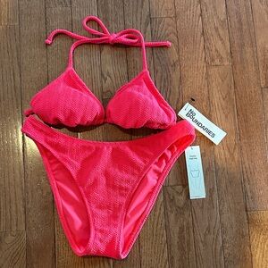 No Boundaries Hot Pink Bikini Set